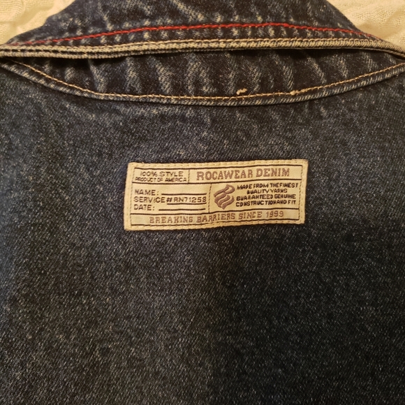 Men's XXL Rocawear Oversize Denim Jean Jacket - Picture 2 of 8